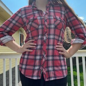 Passport Red and Black Plaid Shirt